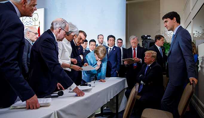 Trump: G7 liderleri zirvenin yüzde 25'ini Rusya'yı konuşarak geçirdi, Rusya geri dönmeli