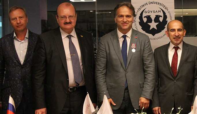 GÜVSAM Başkanı İsmail Safi, Rus Devlet Nişanı Palmira Madalyası’na layık görüldü
