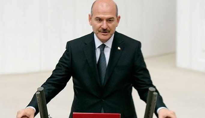 Meclis'te Süleyman Soylu protestosu