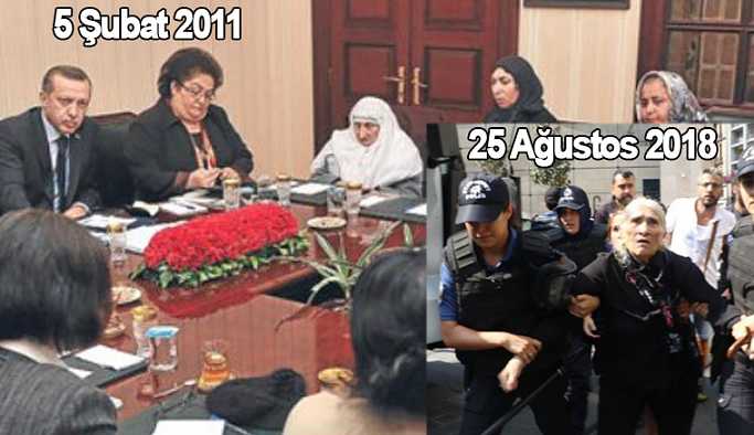 2011'de mazlum olan Cumartesi anneleri, 2018'de terörist mi oldu?