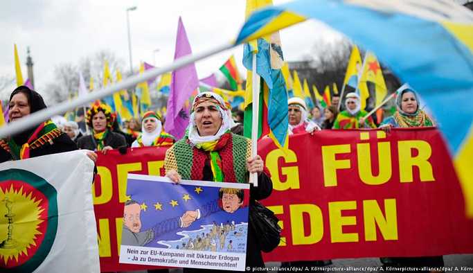 Almanya'daki Kürtlerden Erdoğan'ı protesto hazırlığı