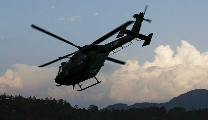 Afganistan'da askeri helikopter düştü: 3 ölü