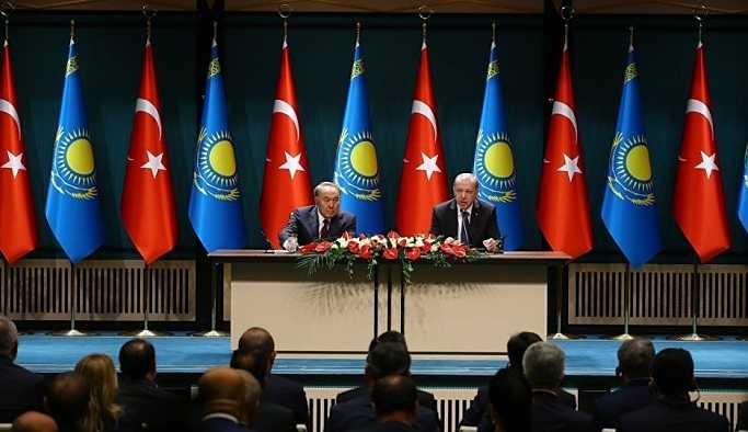 Erdoğan-Nazarbayev ortak basın toplantısı: FETÖ ile mücadele konusunda fikri alışveriş yapıldı