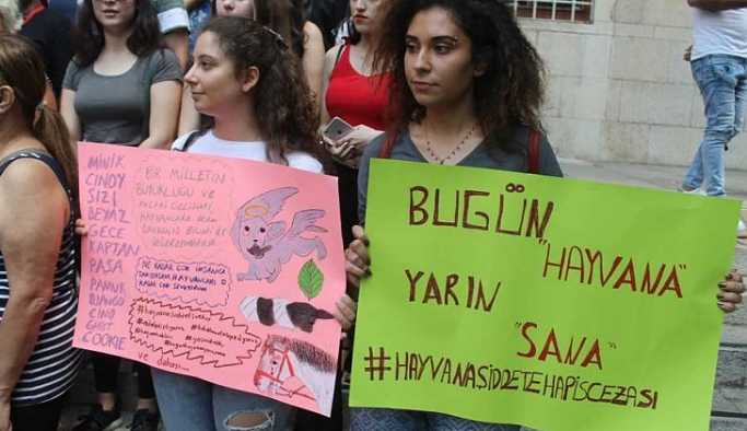 'Hayvana eziyete hapis cezası verilsin'