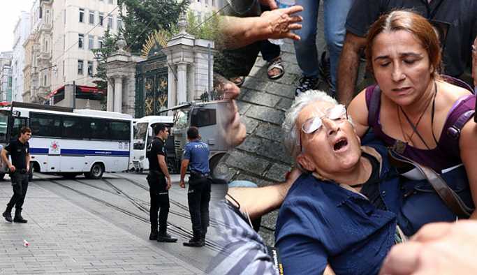 Polisten Cumartesi Annesi'ne: Şov yapma