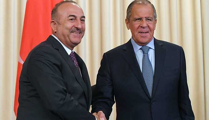 Çavuşoğlu, Rus mevkidaşı Lavrov ile görüştü