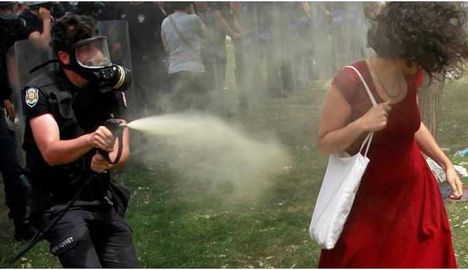 Gaz sıkma talimatı veren Emekli hakkında yakalama kararı