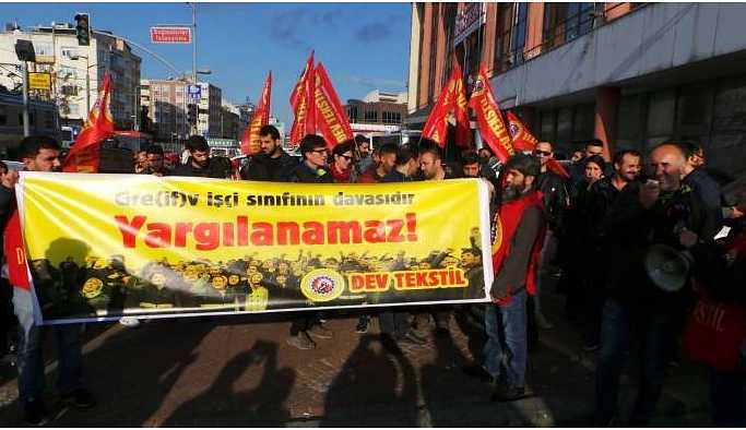 Greif işçilerinin davası ertelendi
