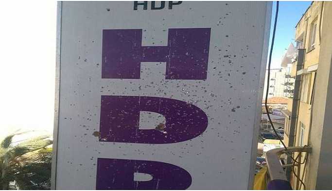 HDP binasına silahlı saldırı