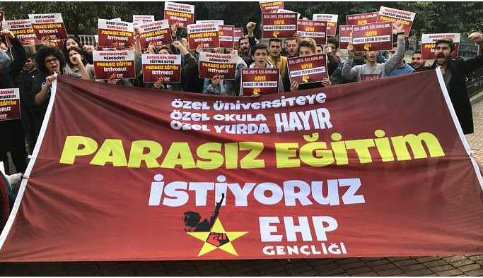 Parasız eğitim talep ettiler