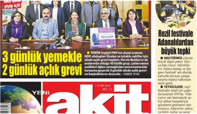 Akit yine şaşırtmadı!