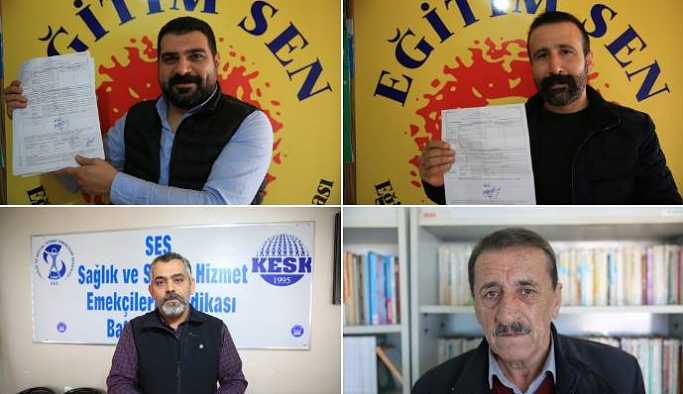 Basın açıklamalarına katılınca 'kabahatli' oldular