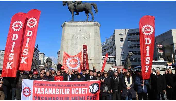 DİSK: Asgari ücret net 2 bin 800 TL olsun