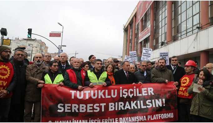 Havaalanı işçilerin duruşması başladı: Basın ve aileler salona alınmadı