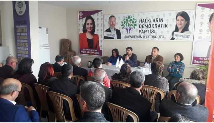 HDP’den İskenderun’da halk buluşması