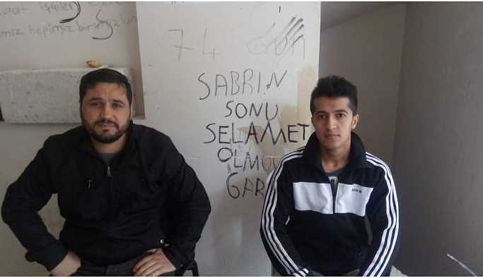 İşverenden eylemde olan inşaat işçilerine ücretlerini ödeme sözü