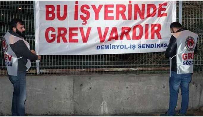 İZBAN’da grev başladı