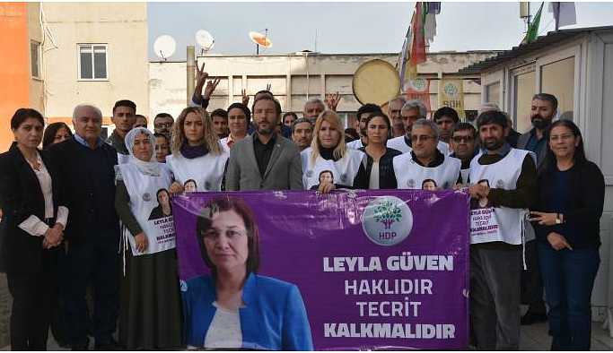 Leyla Güven'e destek için açlık grevine başladılar