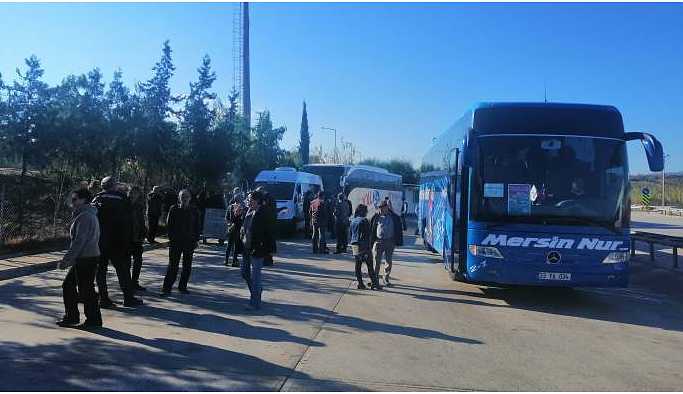 Miting için yola çıkanlara GBT yapıldı