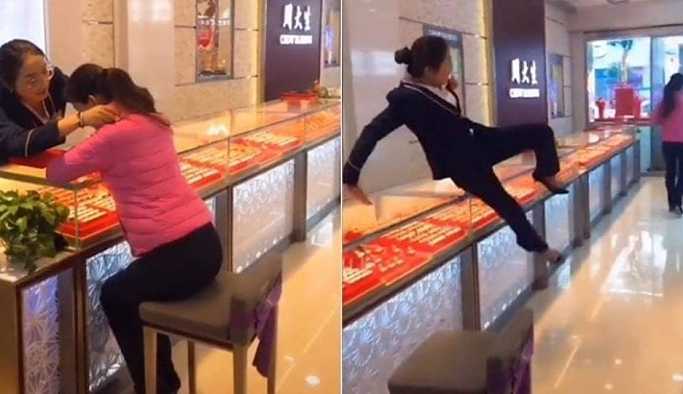 'Mücevher takıp kaçma' şakası viral oldu