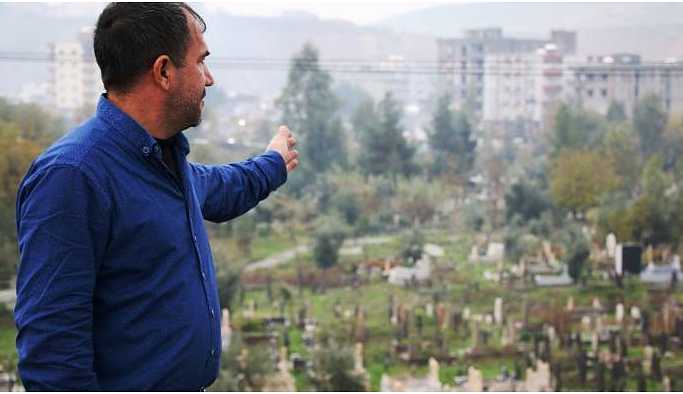 Pencereden her baktıklarında Büşra’nın mezarı var