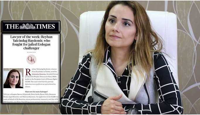 The Times Gazetesi Yalçındağ’ı haftanın avukatı seçti