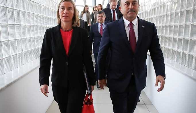 Çavuşoğlu, AB Komisyonu Başkan Yardımcısı Mogherini ile telefonda görüştü