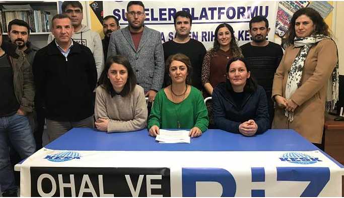 Emekçiler OHAL Komisyonunun lağvedilmesini istedi