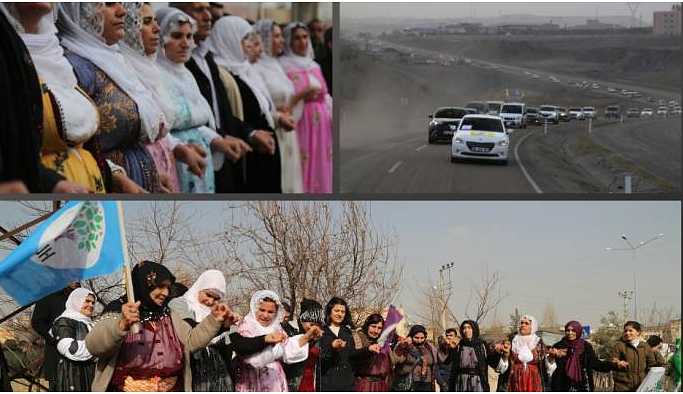 HDP’nin Şırnak eşbaşkan adaylarına coşkulu karşılama