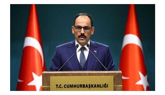 Kalın: Güvenli bölgenin kontrolü Türkiye'de olacak