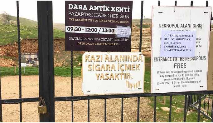 Kayyum, Antik Kent Dara'nın kapısına kilit vurdu