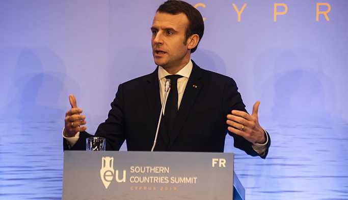 Macron'dan Kıbrıs'a doğal gaz desteği: Endişelerimi Erdoğan'a ilettim