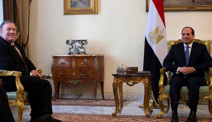 Pompeo, Sisi ile bölgesel gelişmeleri görüştü