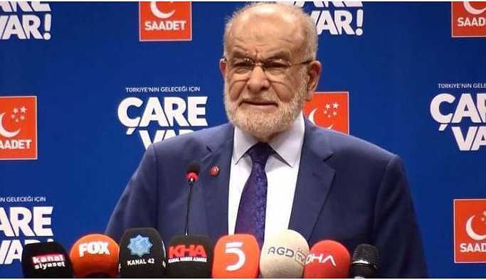 Saadet Partisi liderinden Binali Yıldırım'a istifa çağrısı