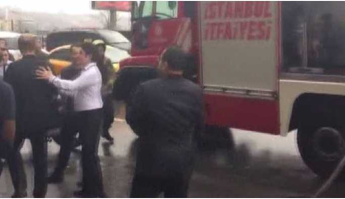 Tarlabaşı'nda otelde yangın