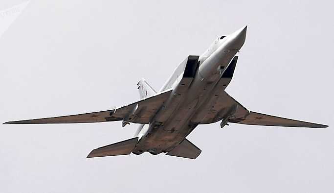 Tu-22M3 uçağının düşüş anının görüntüleri yayınlandı