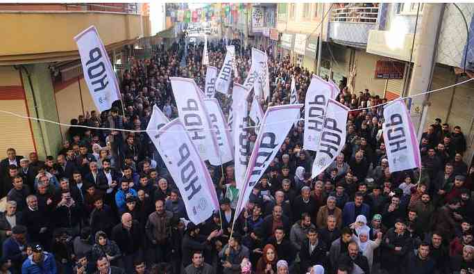 Bismil'de HDP’ye coşkulu karşılama