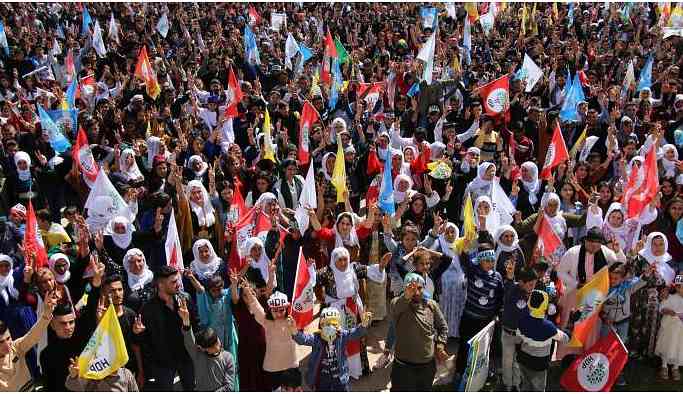 Cudi eteklerinde Newroz coşkusu: Direne direne kazanacağız