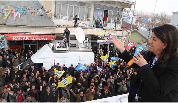 HDP Eş Genel Başkanı Buldan: Kayyumun yaptığı hırsızlıktır