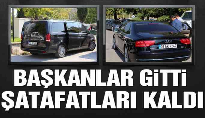 Başkanlar gitti milyonluk araçları kullanan yok