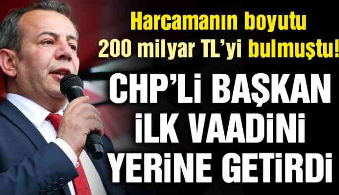 CHP’li Özcan Suriyelilerle ilgili vaadini yerine getirdi