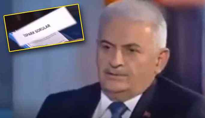 Binali Yıldırım'ı elindeki dosyalar ele verdi!