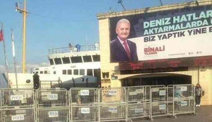 İlçe Seçim Kurulu'ndan Binali Yıldırım'a kötü haber! O pankart kaldırılacak