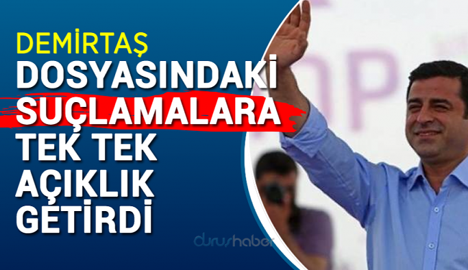 Demirtaş: Bir de benden dinleyin, anlatacaklarım gerçek ve çok önemli
