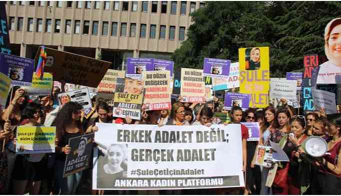 Kadınlar Şule Çet için bir araya geldi: Adalet sağlanana kadar mücadeleye devam