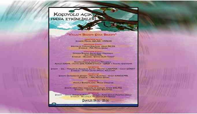 Koşuyolu Parkı Açık Hava etkinlikleri başlıyor