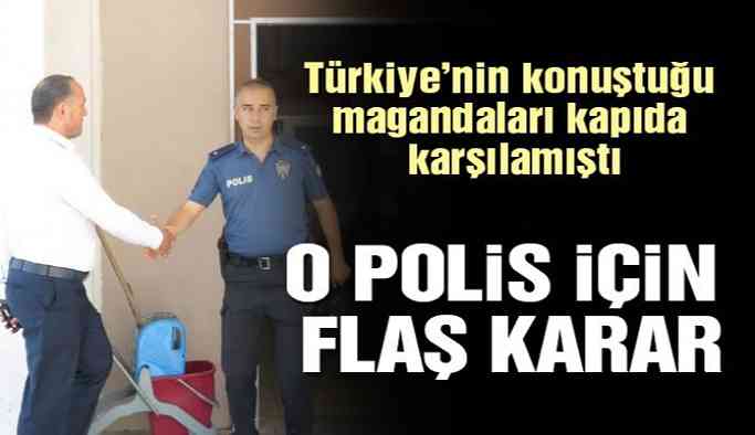 Magandaları Kapıda Karşılamıştı! O Komiser İçin Flaş Karar!