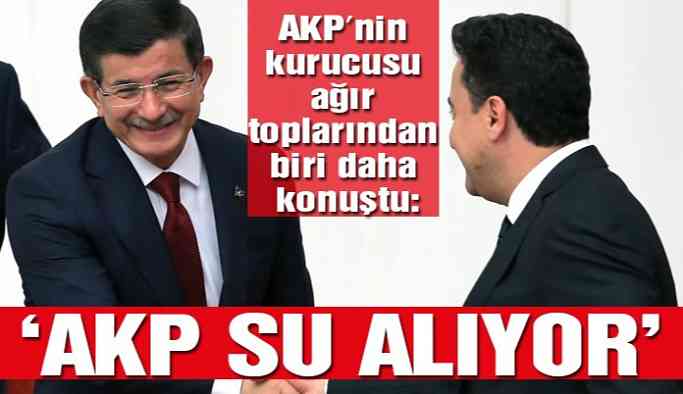 “AKP teknesi su alıyor”