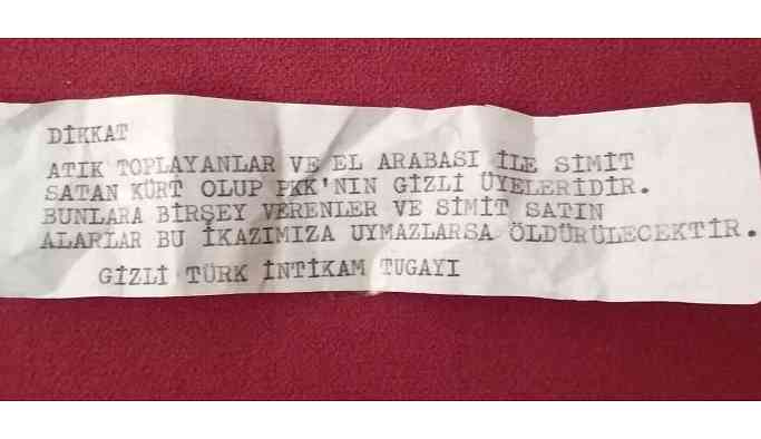 İzmir'de evlere TİT imzalı tehdit mesajı