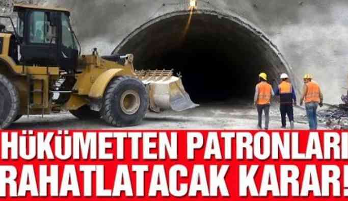 Patronları rahatlatacak karar!